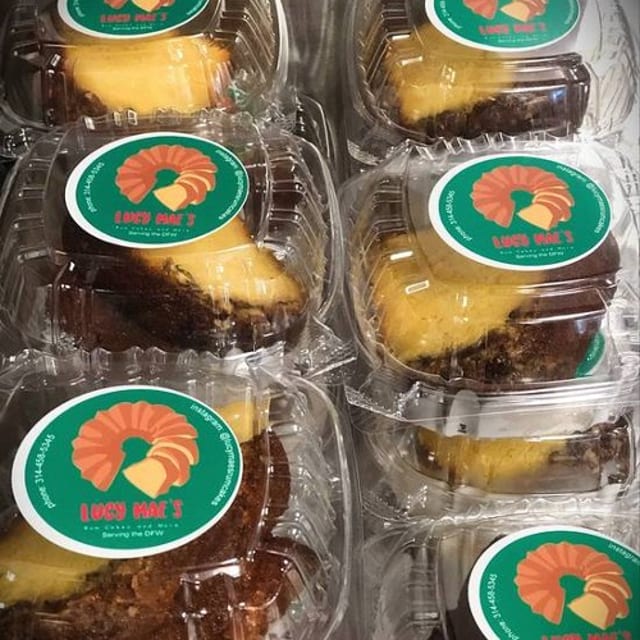 Rum cake.