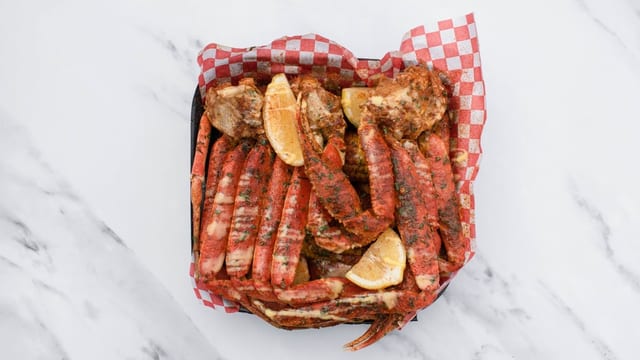 Cajun Crab Platter.